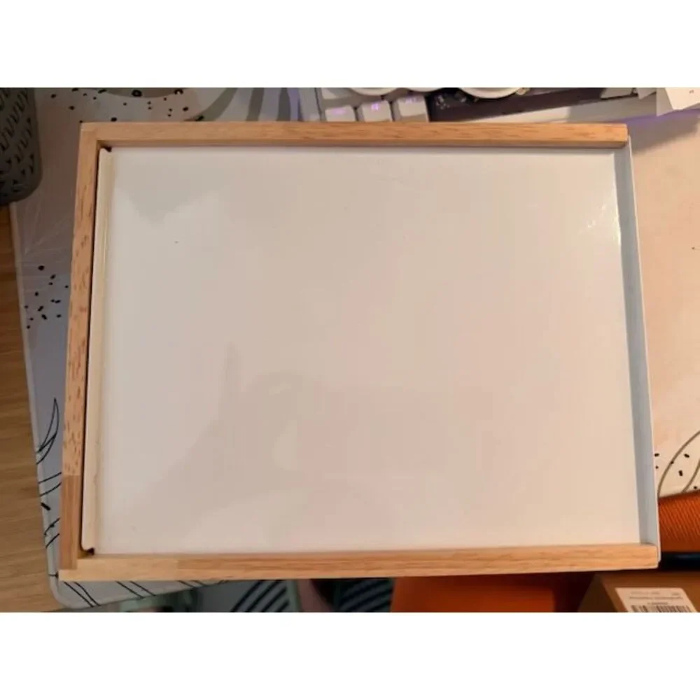 Umbra Stowit Jewelry Box — White & Natural Wood, Modern Storage Organizer